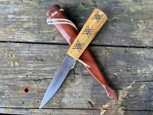 13thC Inlaid box eating knife - Slight damage SOLD