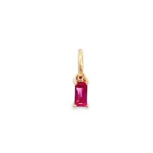 14K Baguette Charm