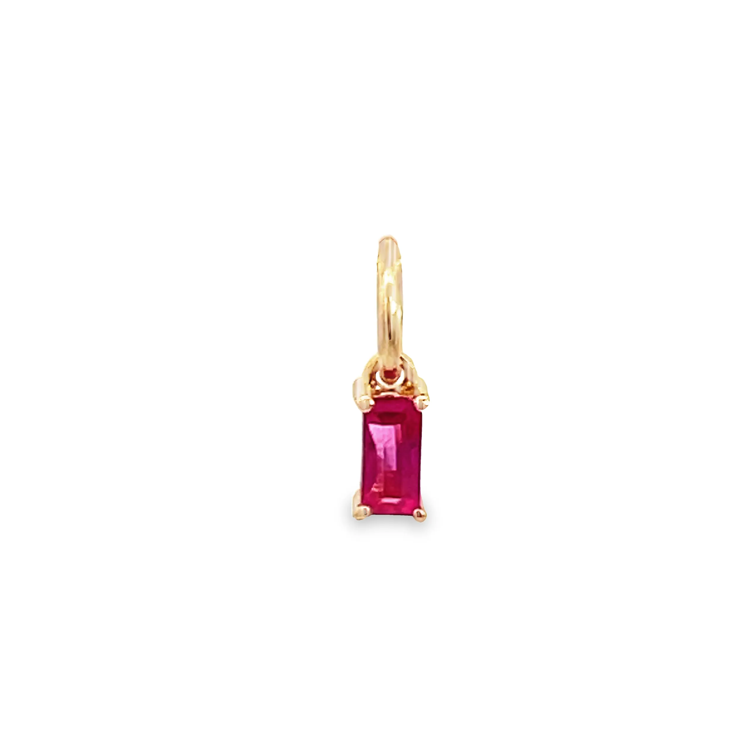 14K Baguette Charm
