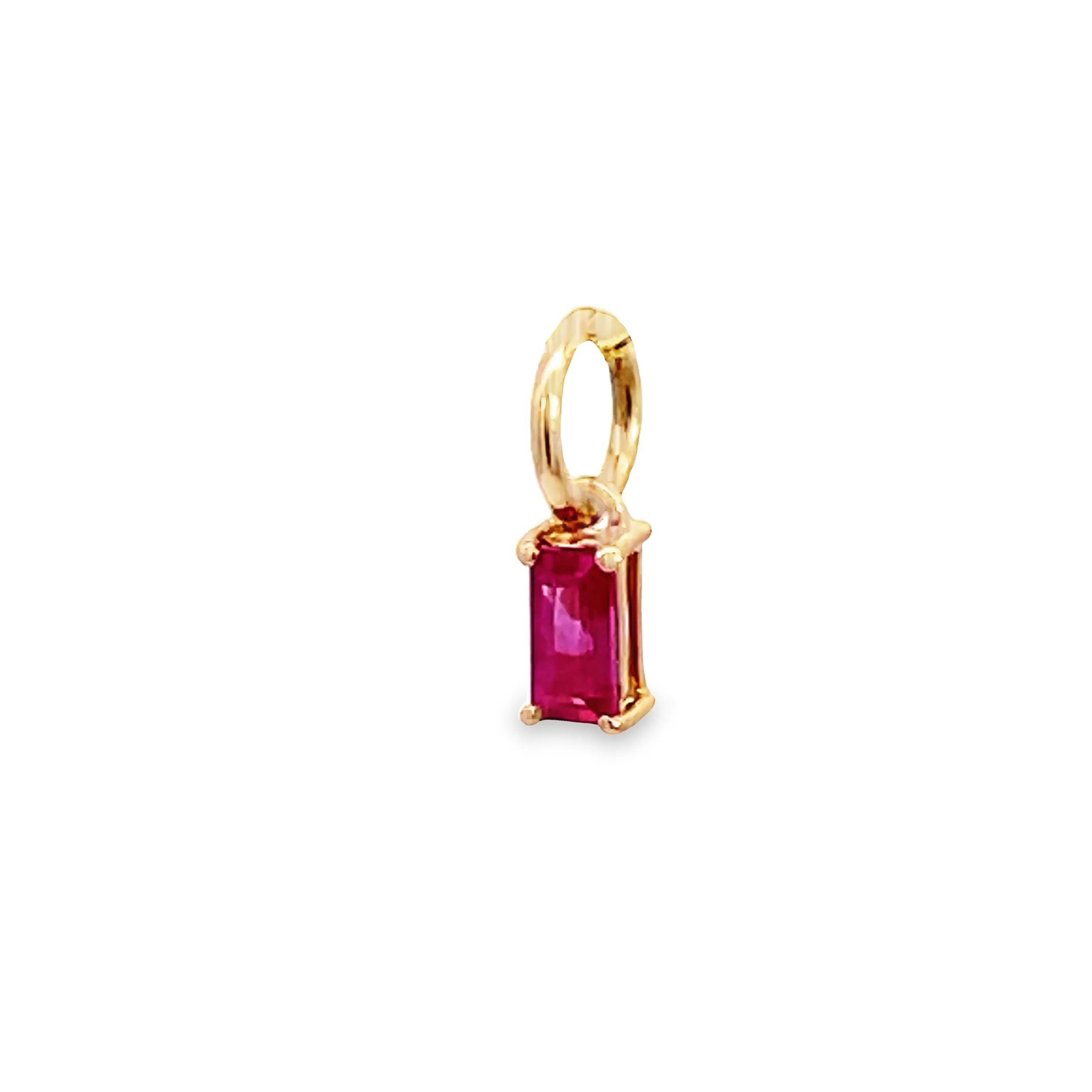 14K Baguette Charm