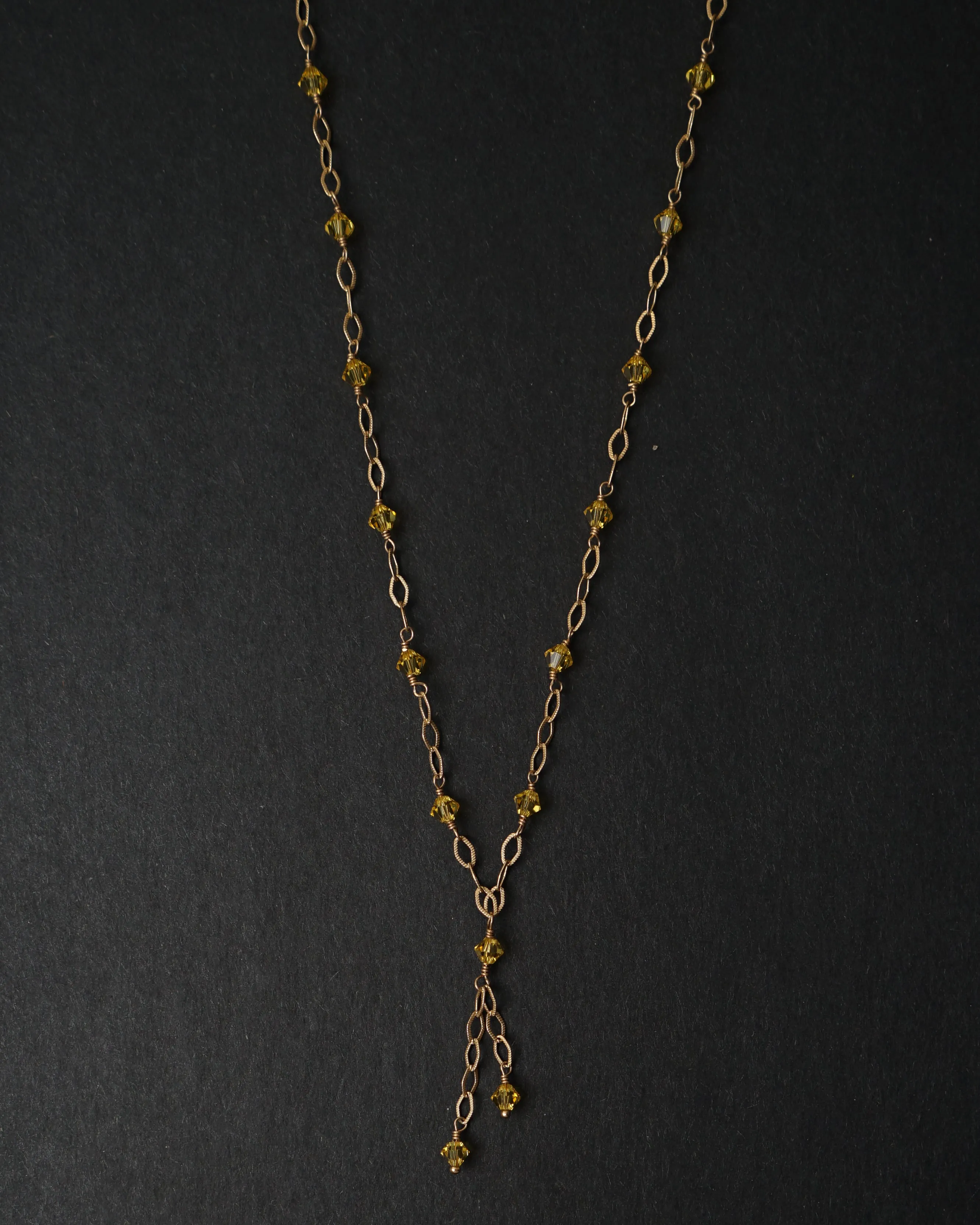 14k Gold x Citrine Necklace
