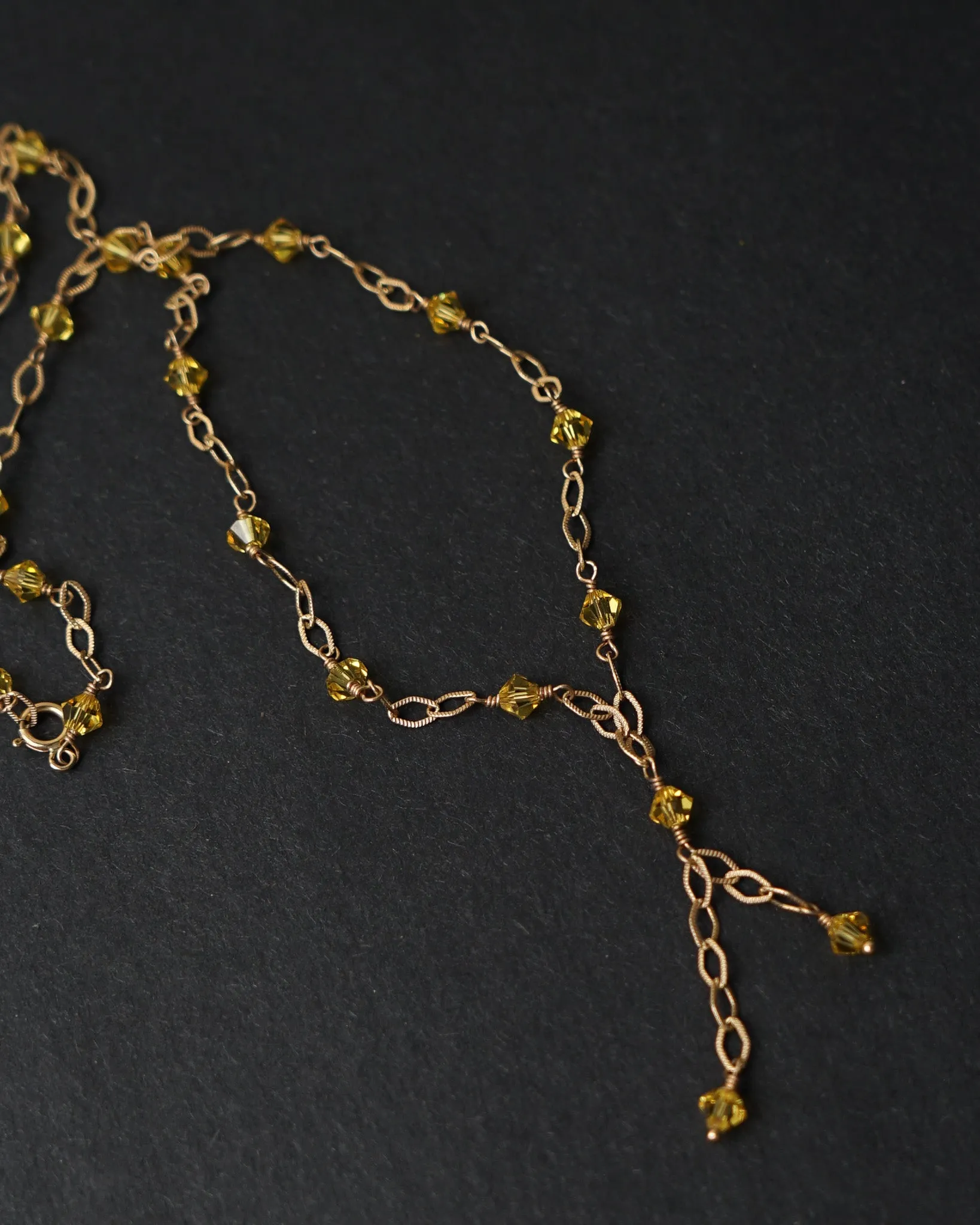 14k Gold x Citrine Necklace