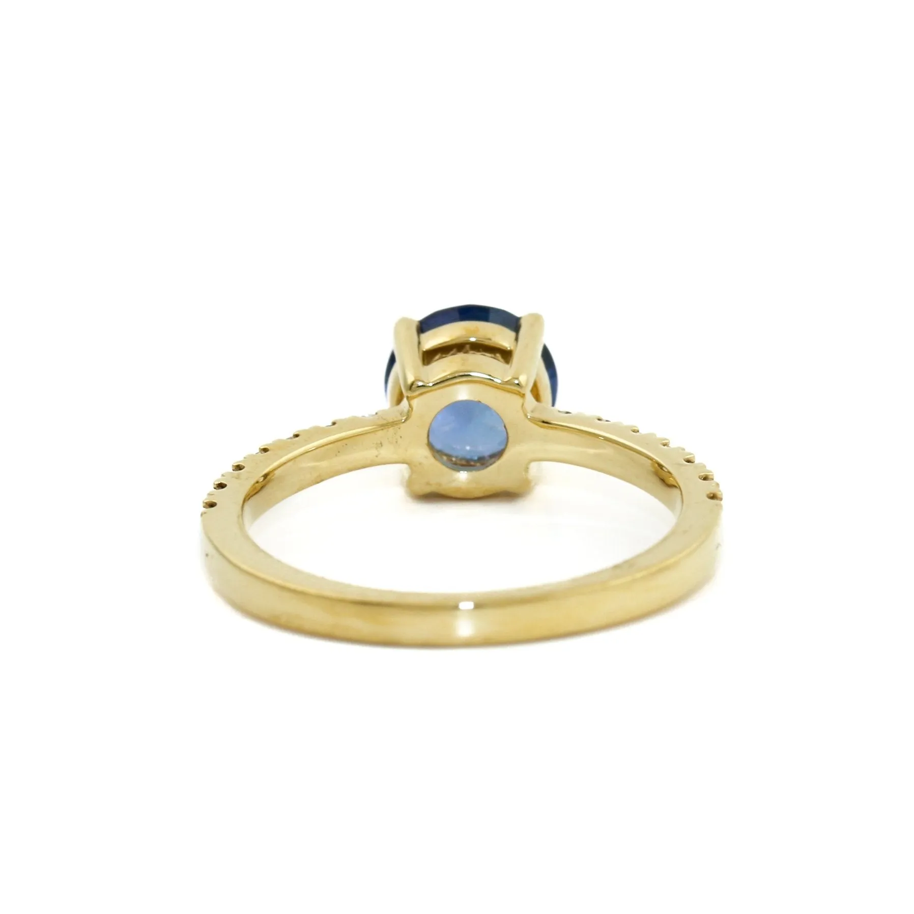 18 KT Gold x Round-Cut "Despina" Engagement