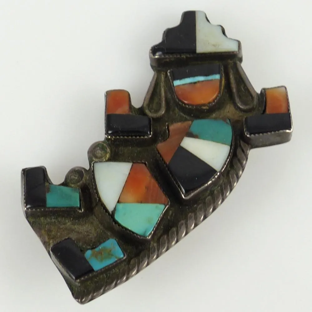 1950s Rainbow Man Pin