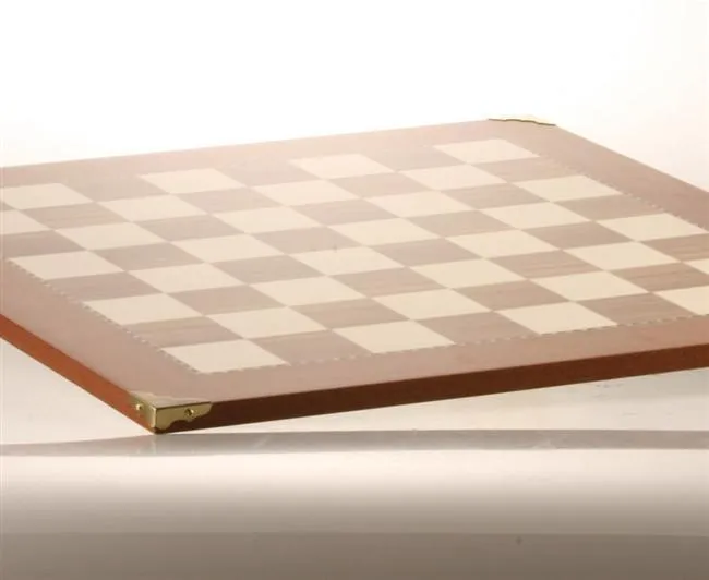 20" Champion Chessboard with Brass Corners