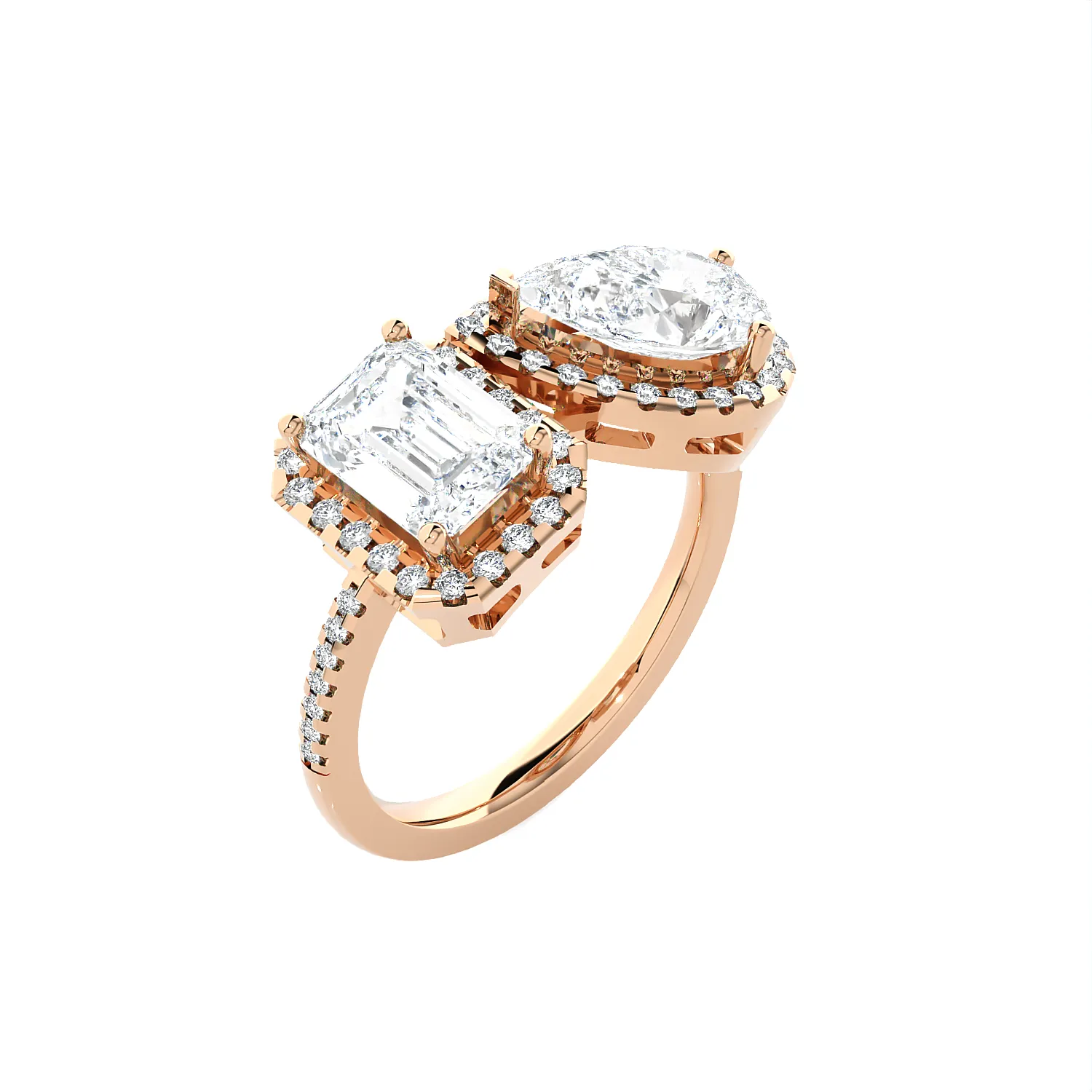 3 1/3 ctw Multi-Shape Lab Grown Diamond Ring