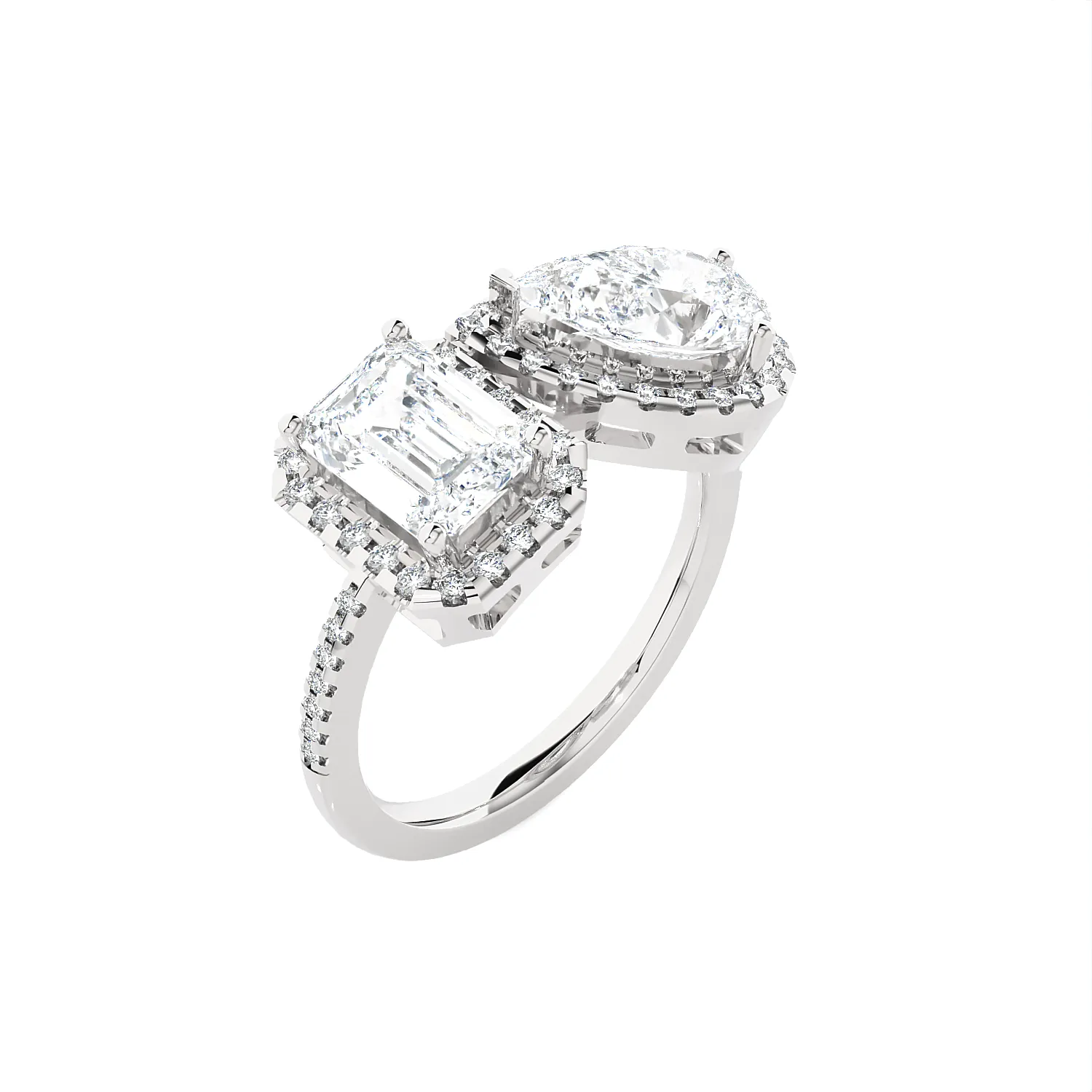 3 1/3 ctw Multi-Shape Lab Grown Diamond Ring