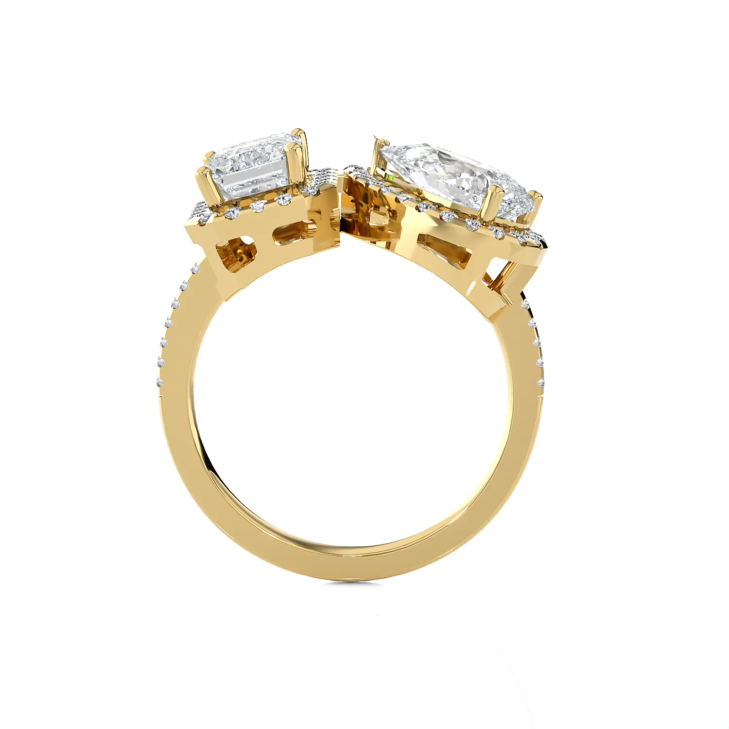 3 1/3 ctw Multi-Shape Lab Grown Diamond Ring