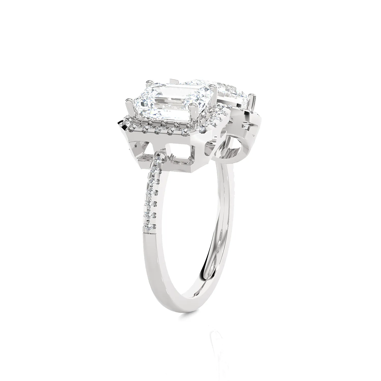 3 1/3 ctw Multi-Shape Lab Grown Diamond Ring