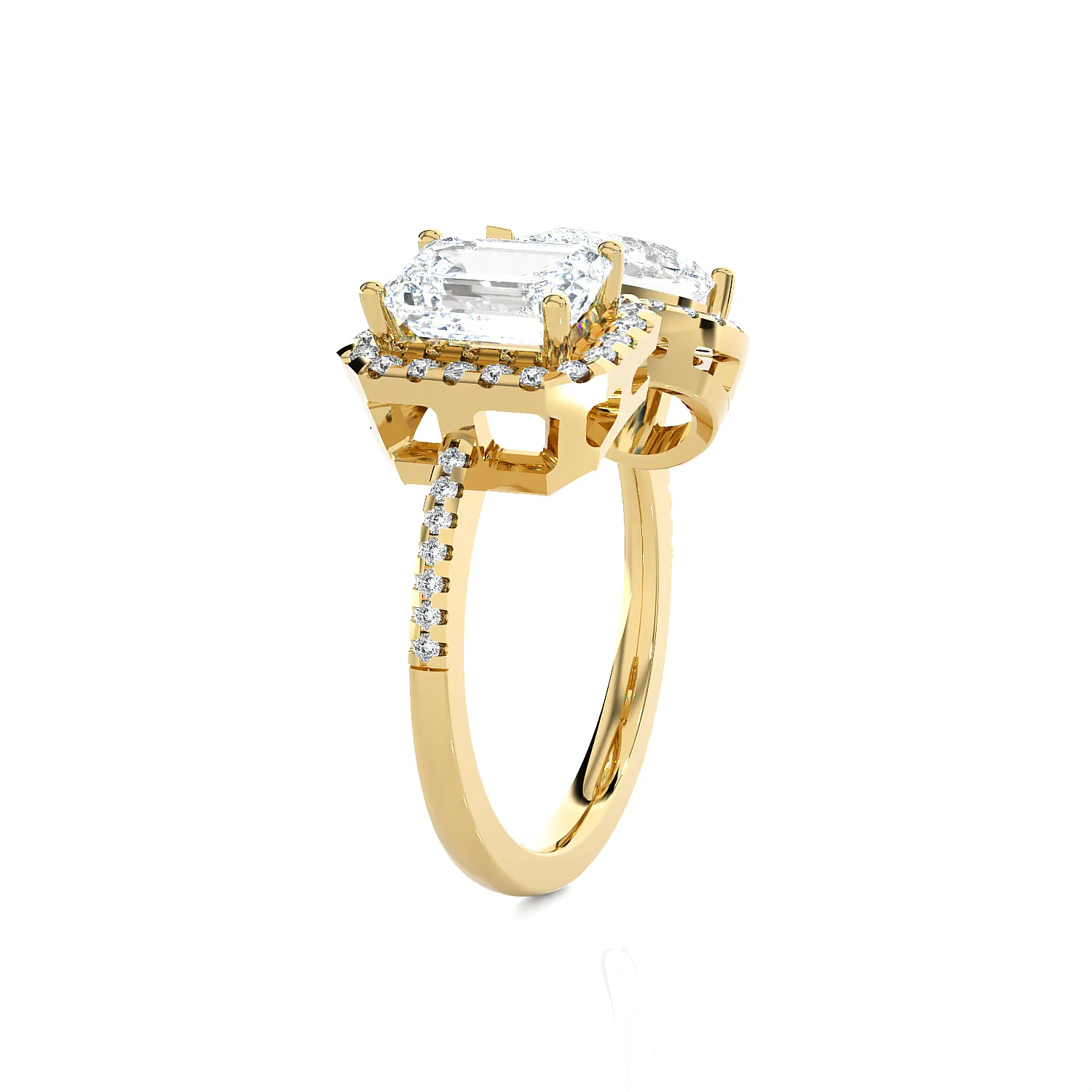 3 1/3 ctw Multi-Shape Lab Grown Diamond Ring