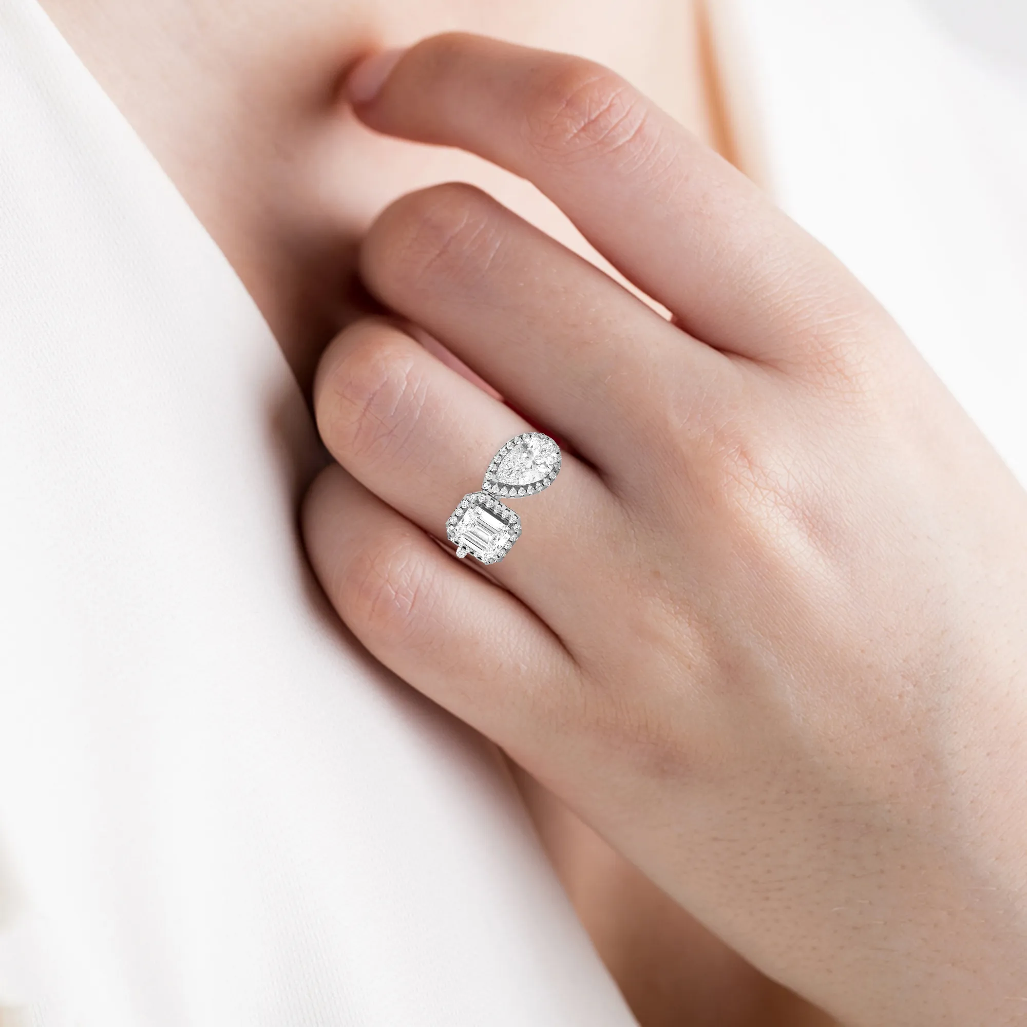 3 1/3 ctw Multi-Shape Lab Grown Diamond Ring