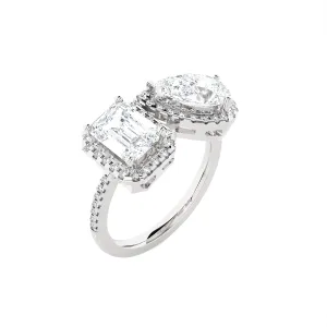 3 1/3 ctw Multi-Shape Lab Grown Diamond Ring
