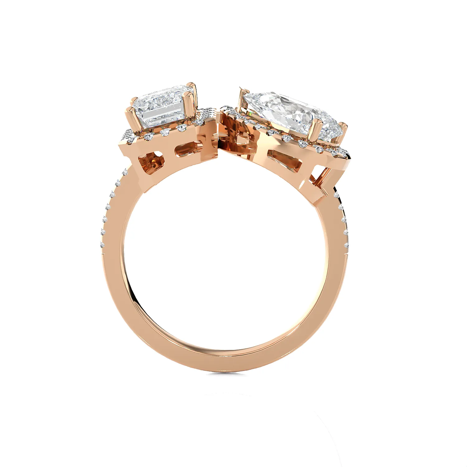 3 1/3 ctw Multi-Shape Lab Grown Diamond Ring