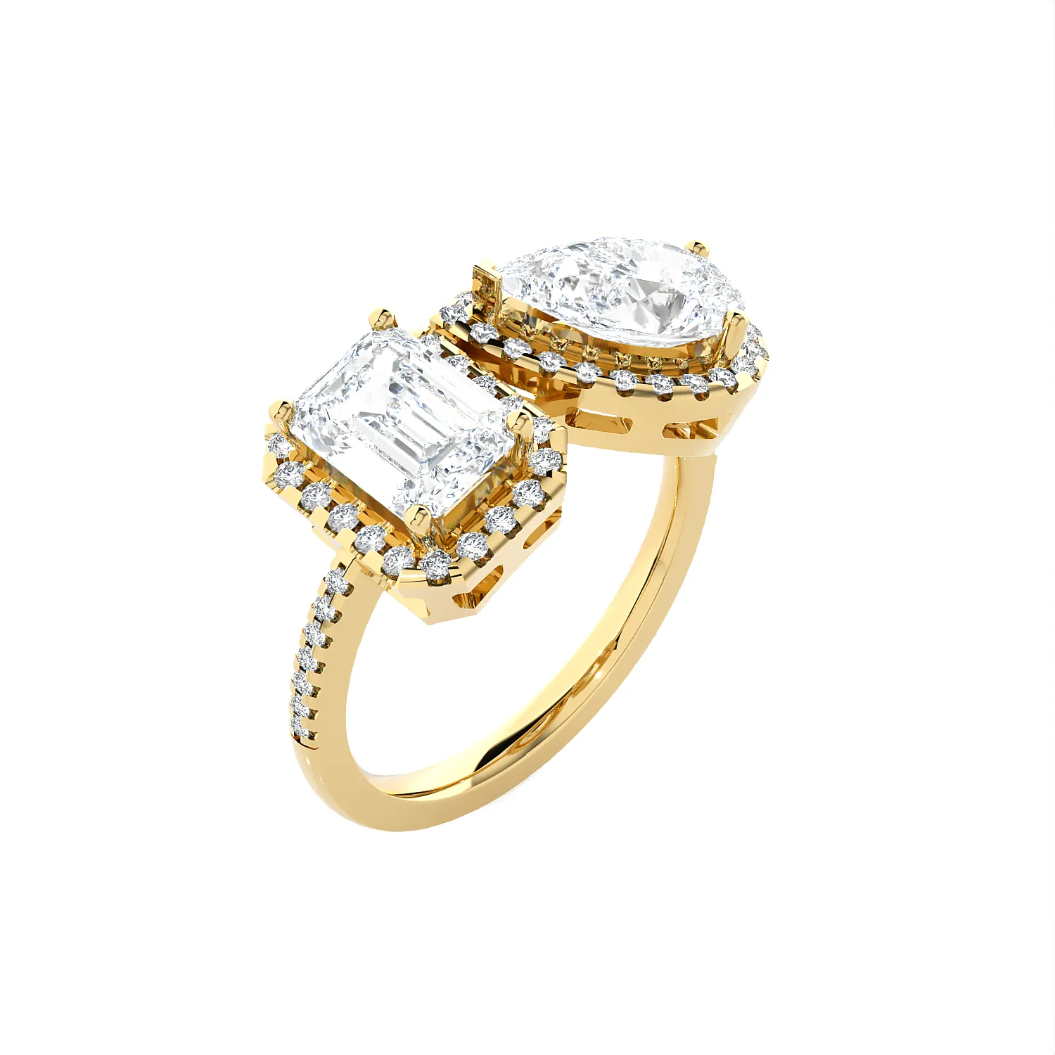 3 1/3 ctw Multi-Shape Lab Grown Diamond Ring