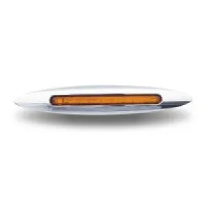 6" Slim Clear Amber LED Marker Light
