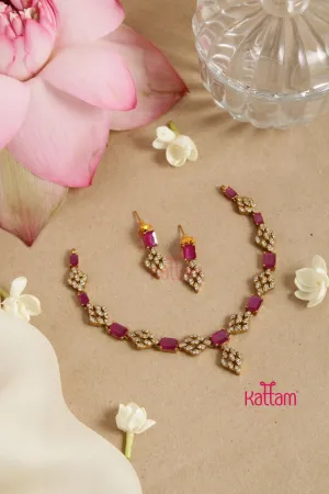 AD Ruby Stone Choker