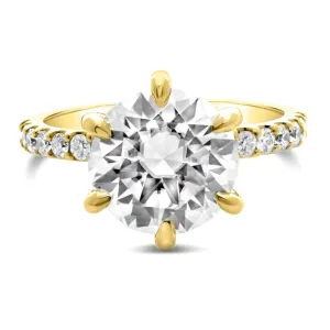 Ally Round Engagement Ring Setting