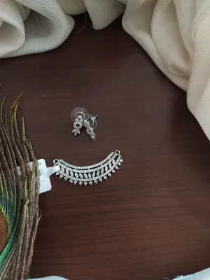 Amazing Silver-Plated Zircon Pendant Set