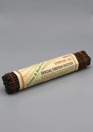 Amber and Musk Special Tibetan Incense