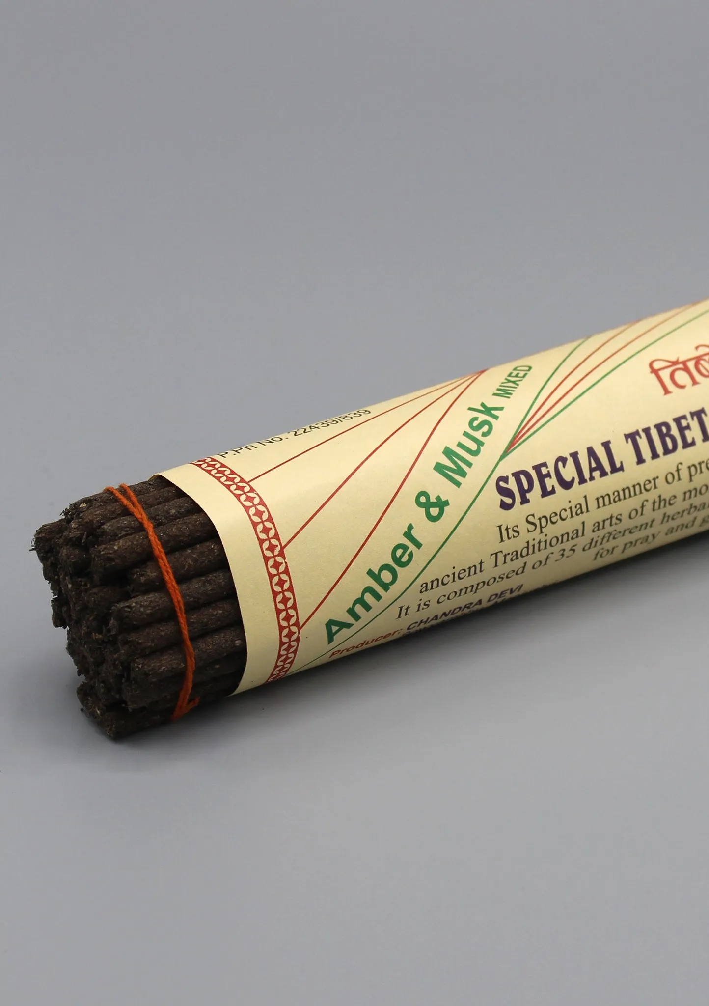 Amber and Musk Special Tibetan Incense