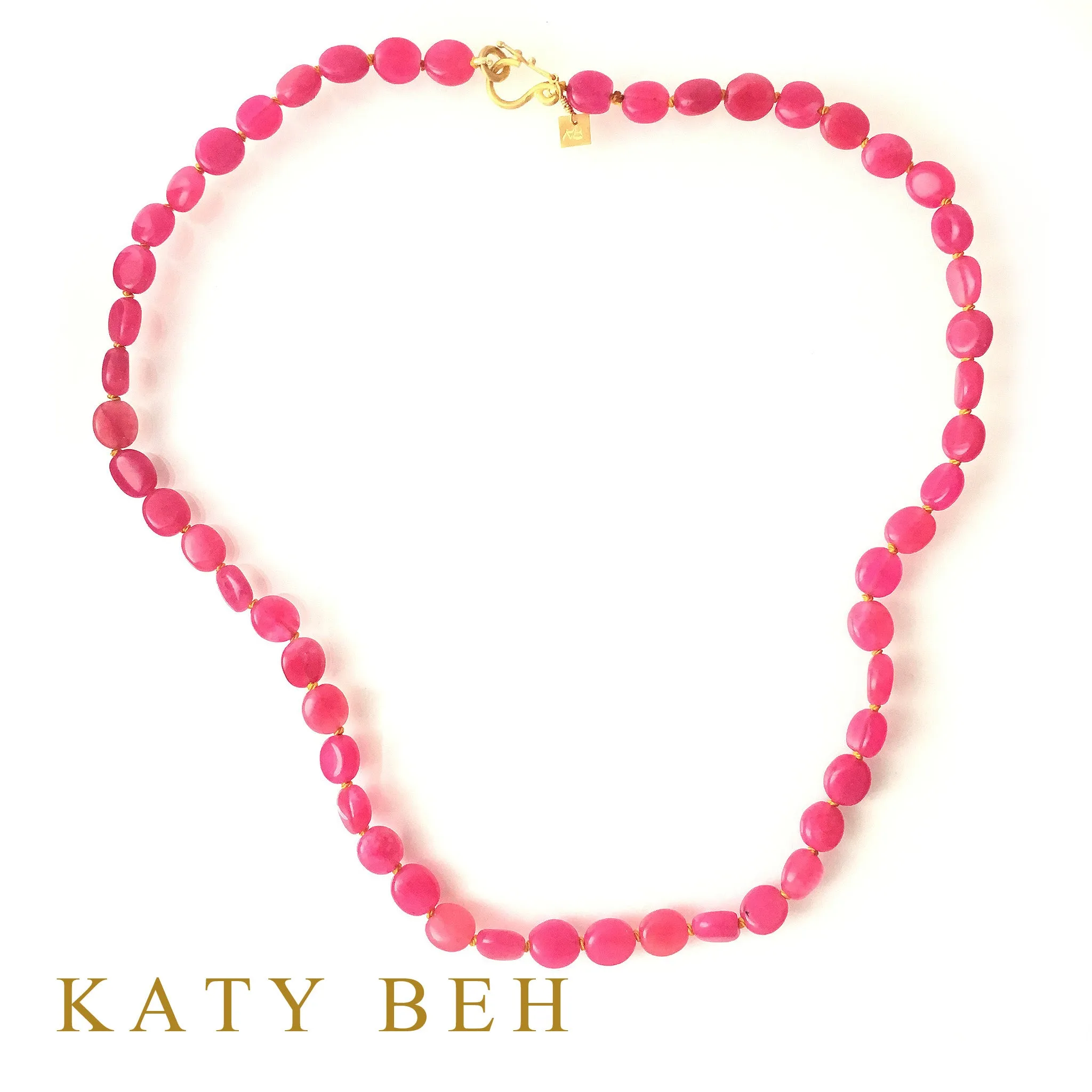 Andie Hot Pink Quartz Necklace