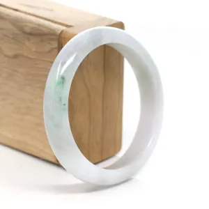 Baikalla™ "Classic Bangle" Genuine Burmese Green Jadeite Jade Bangle Bracelet (58 mm ) SZS1015