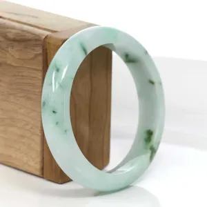 Baikalla "Classic Bangle" Green Natural Burmese Jadeite Jade Bangle ( 57.27mm ) #979