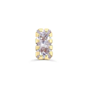 Bar CZ Screw Piercing