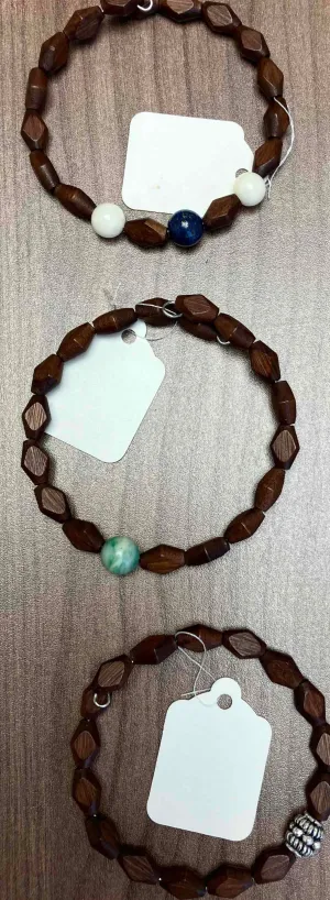 Bracelet: Rose Wood Single