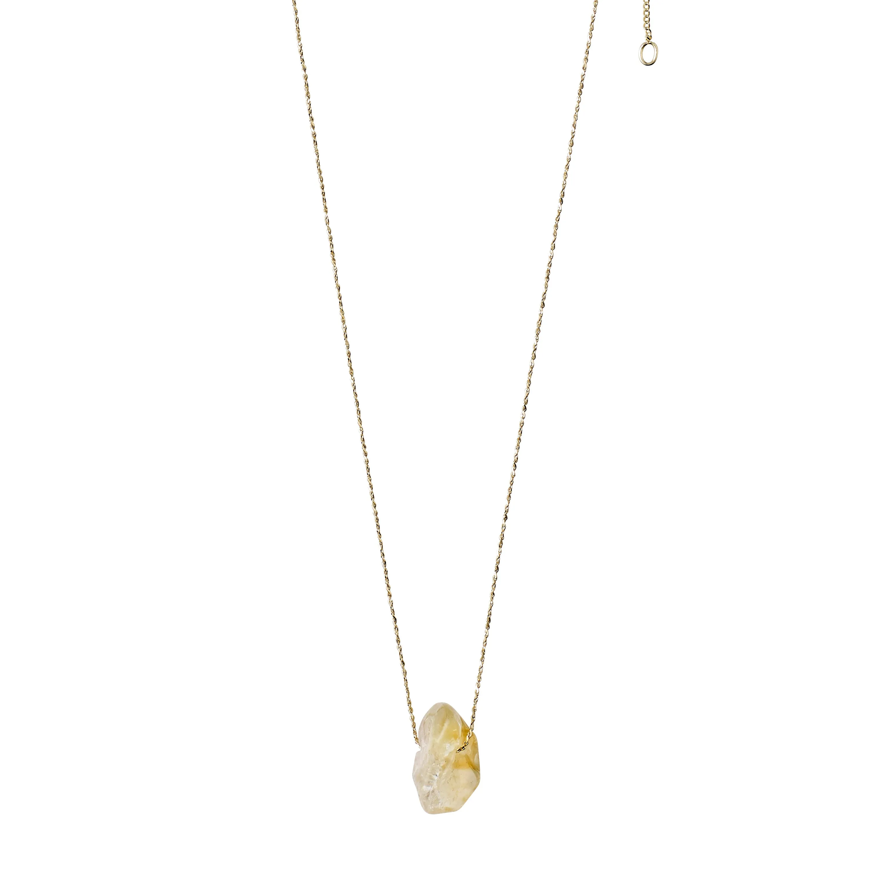 CHAKRA Citrine necklace gold-plated