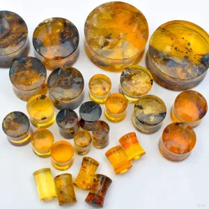 Chiapas Amber Plugs from Diablo Organics