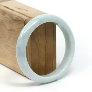 Classic Real Jade Jadeite Bangle Bracelet (58.07 mm) #T240
