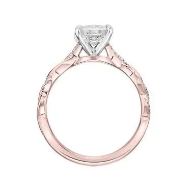 Contemporary Twisted Engagement Ring