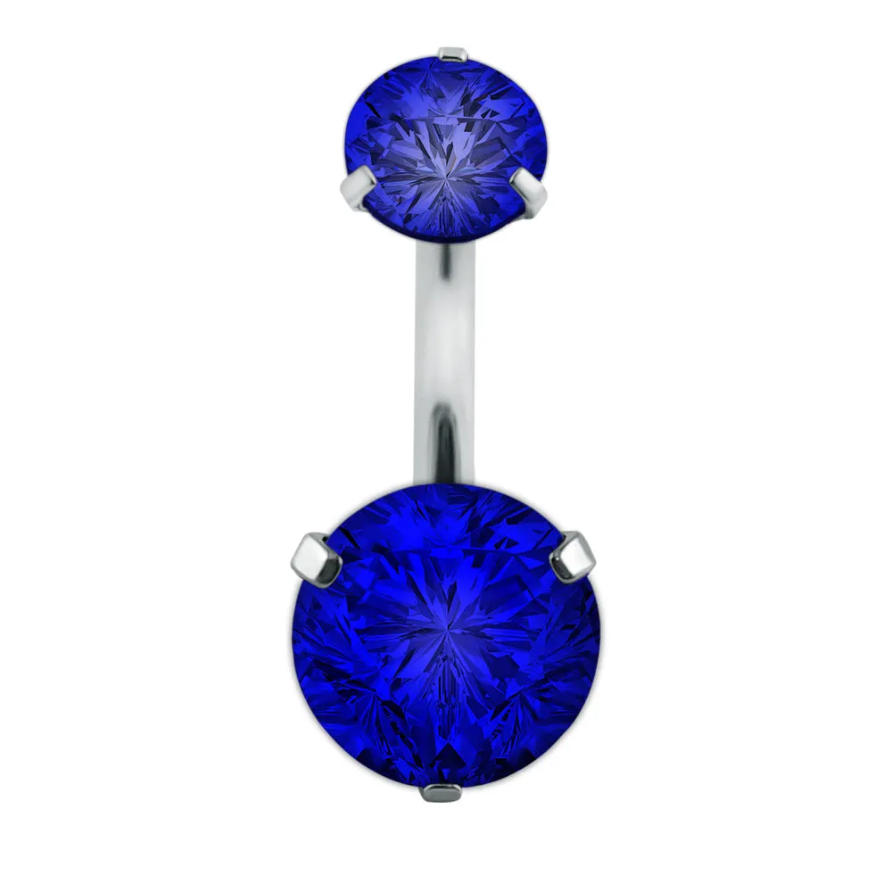 Crystal Belly Button Rings Navel Ring  Zircon Drop Dangle Body Belly Piercing Jewelry for Women Beach Belly Navel Rings