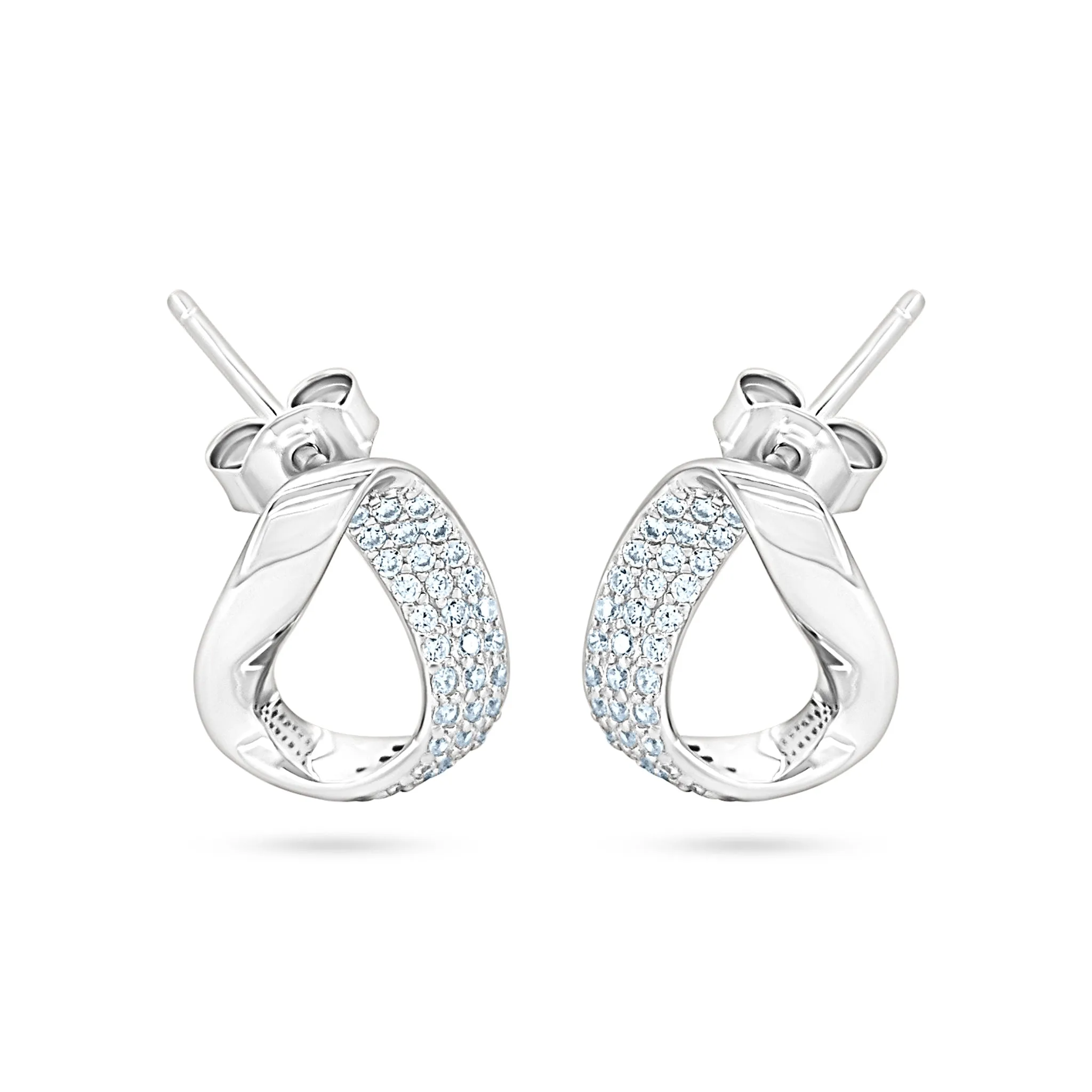 Dazzling Elegance Hoop Earrings