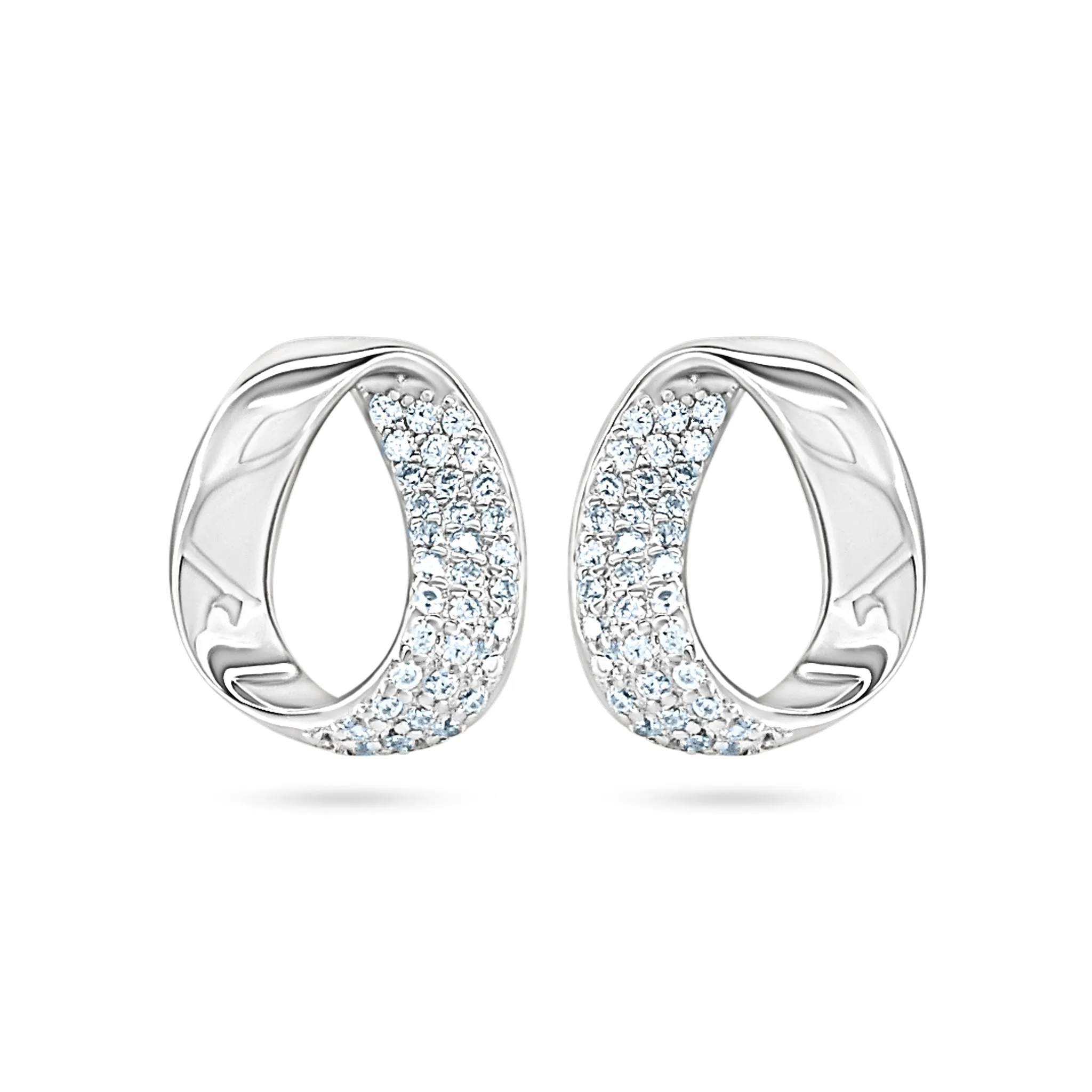 Dazzling Elegance Hoop Earrings