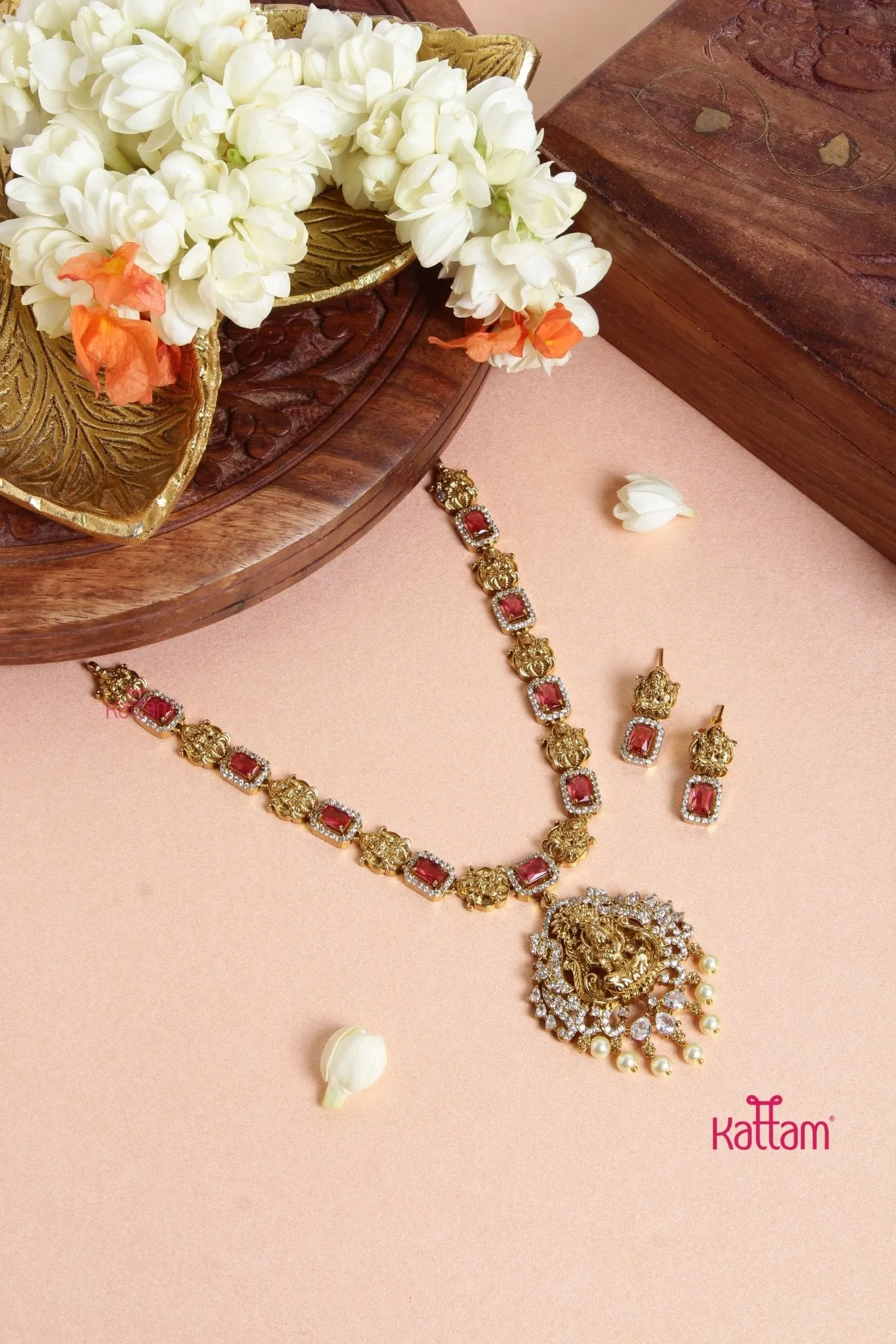 Dekila - Goddess Ruby Short Necklace