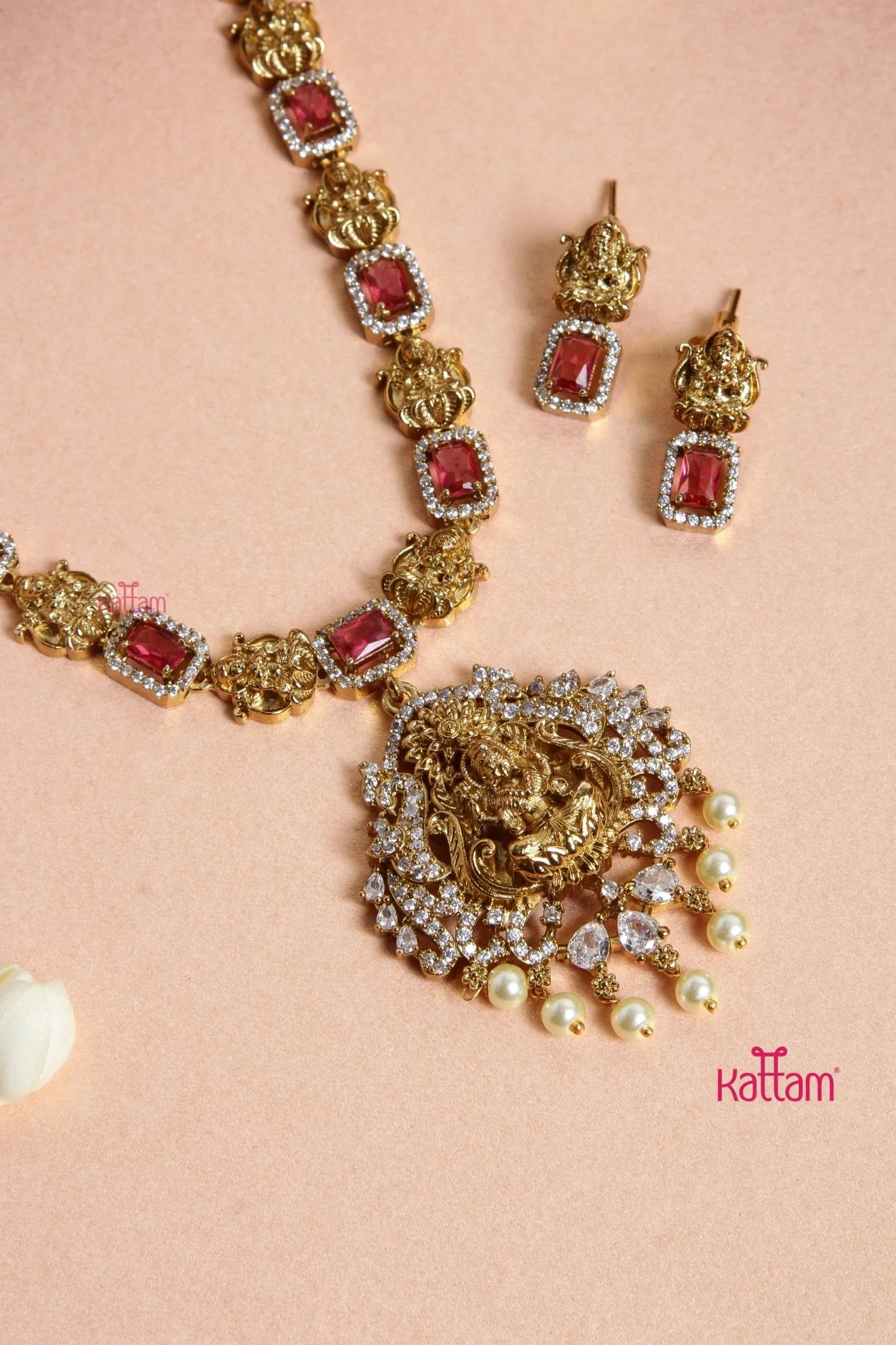 Dekila - Goddess Ruby Short Necklace