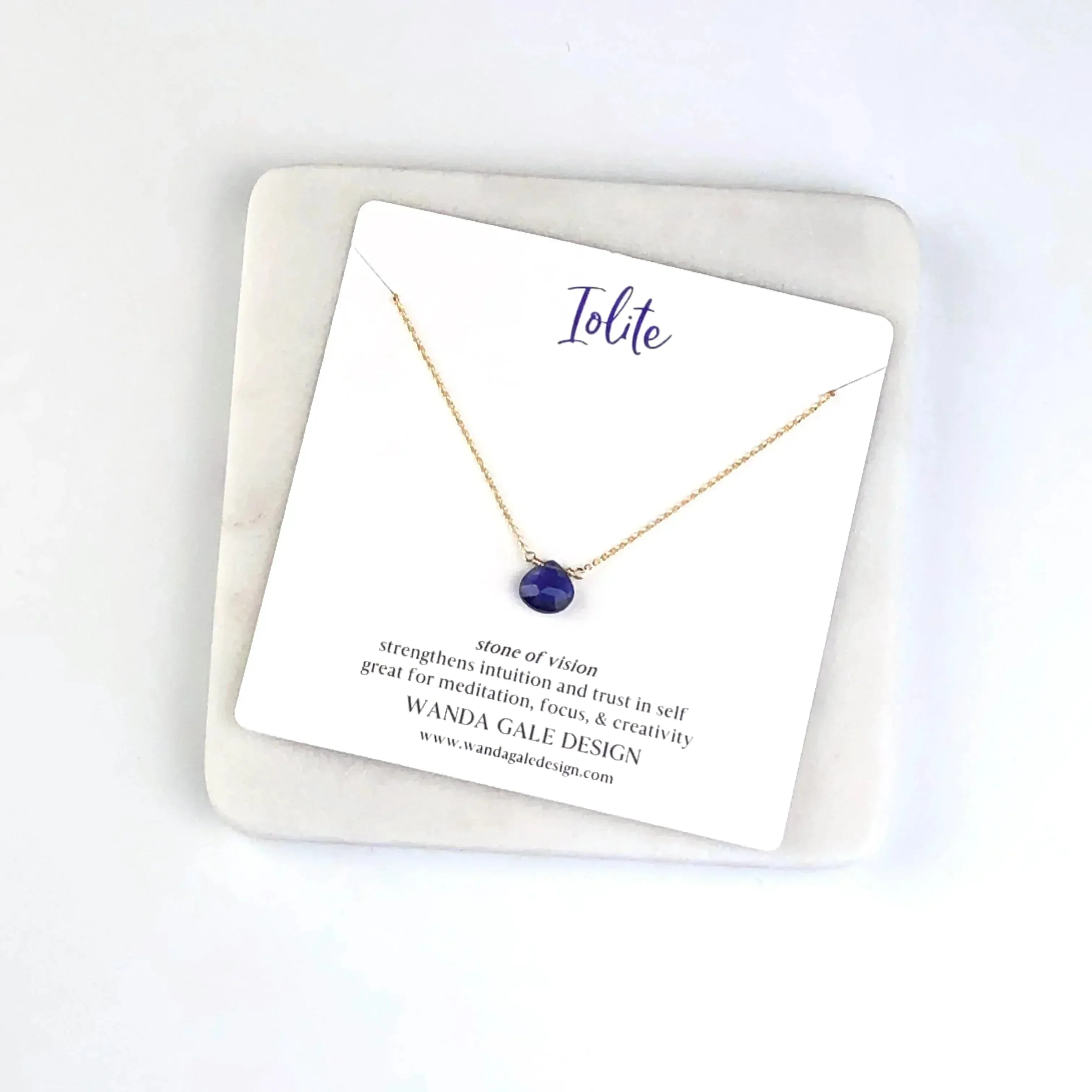 Energy stone necklace - Garnet