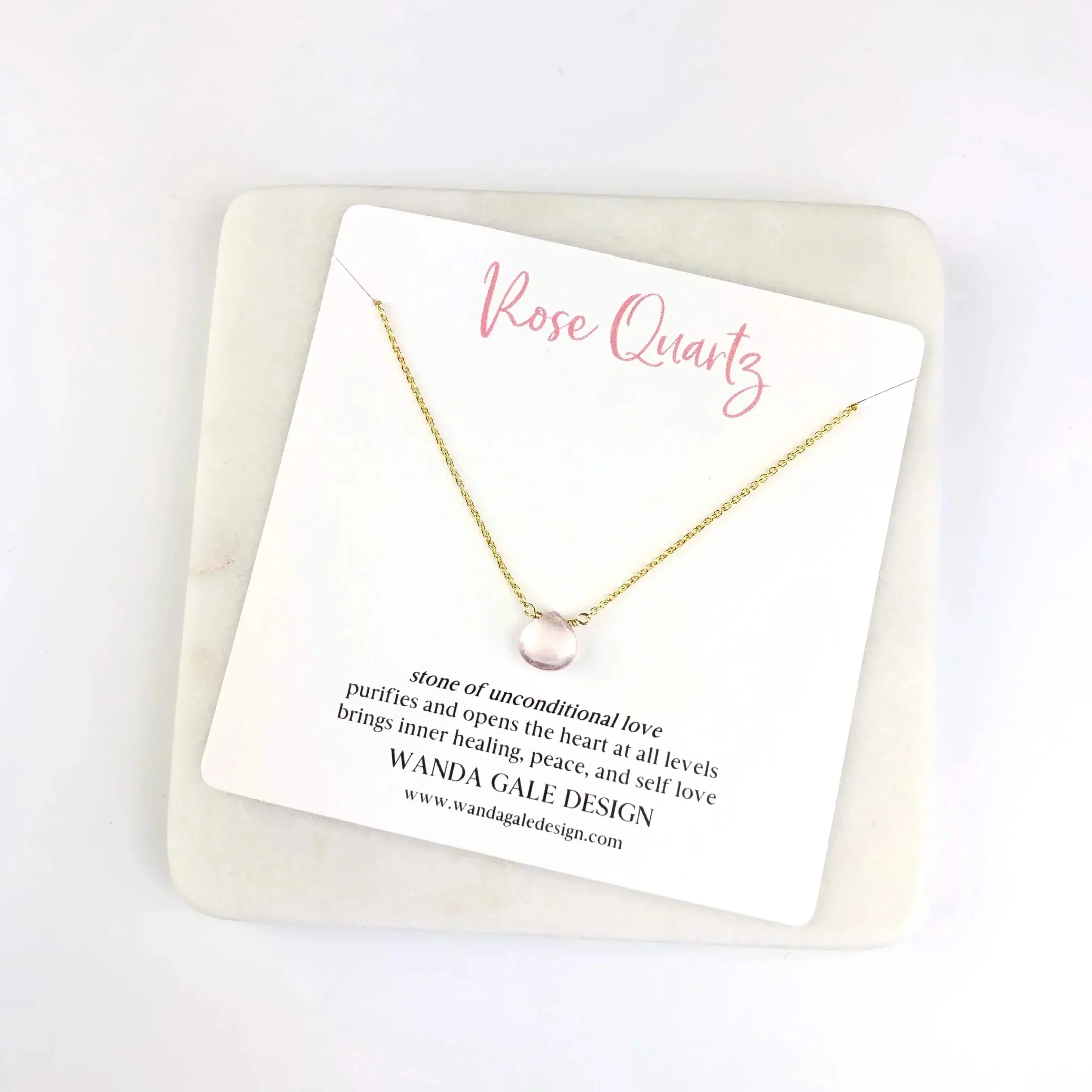 Energy stone necklace - Garnet