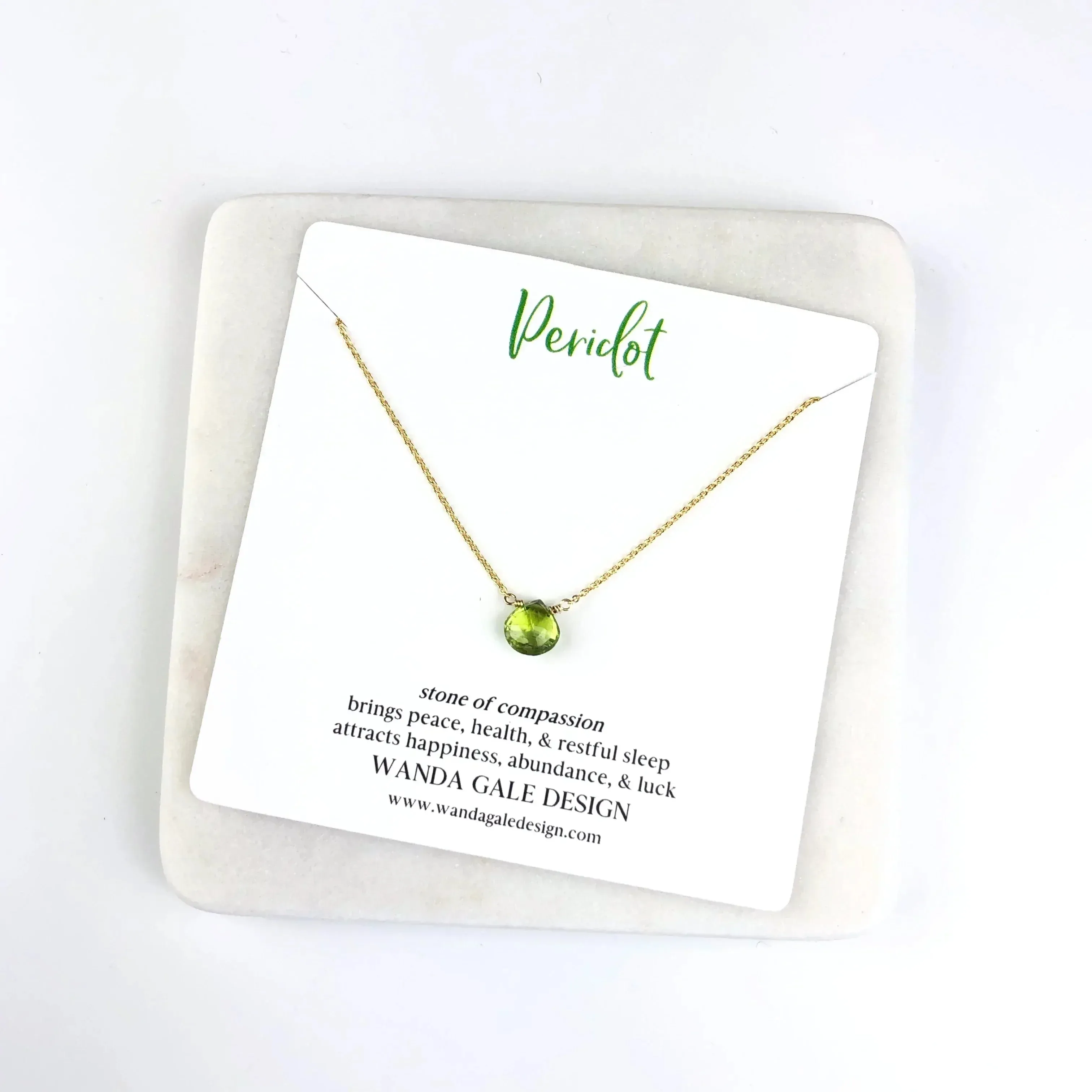 Energy stone necklace - Garnet