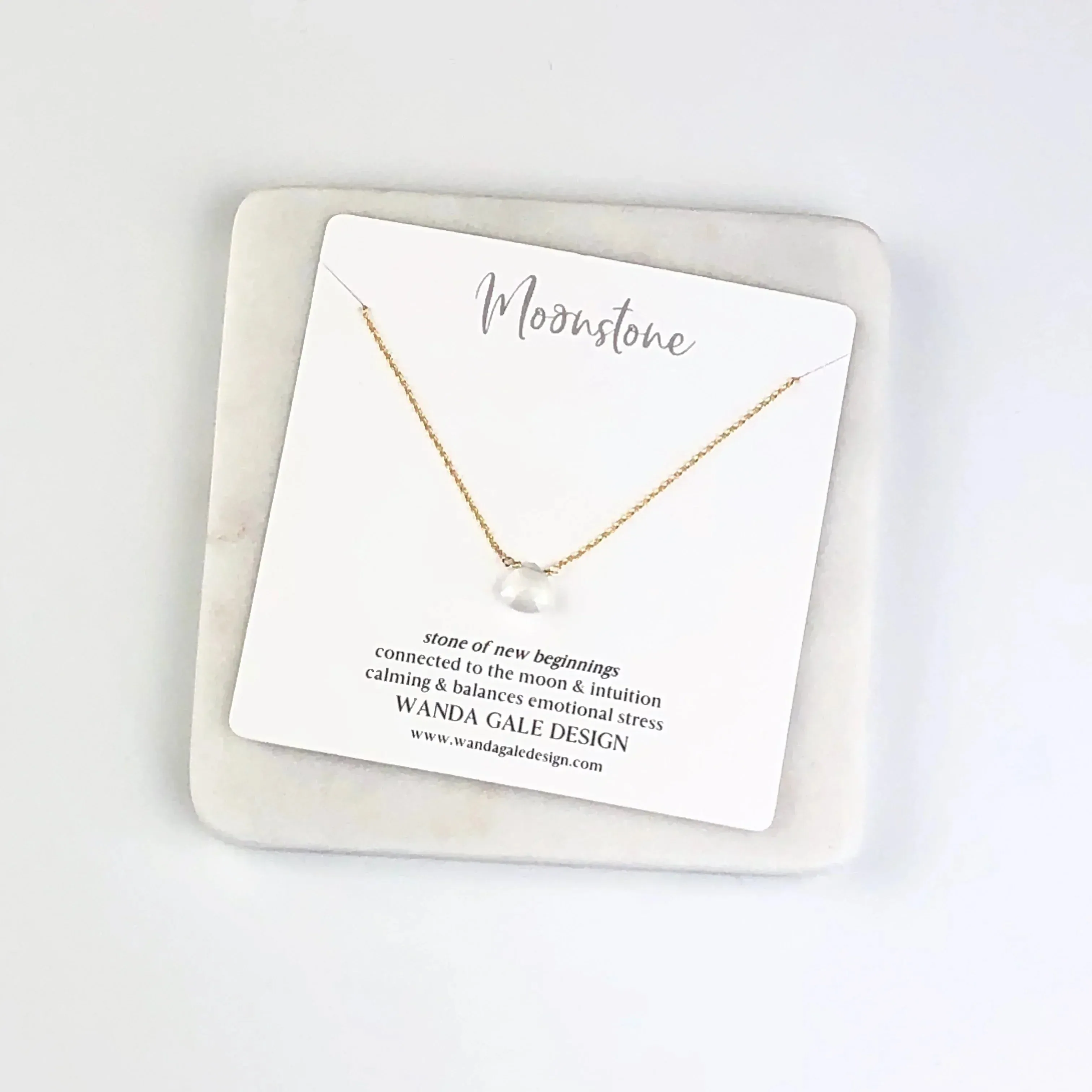 Energy stone necklace - Garnet