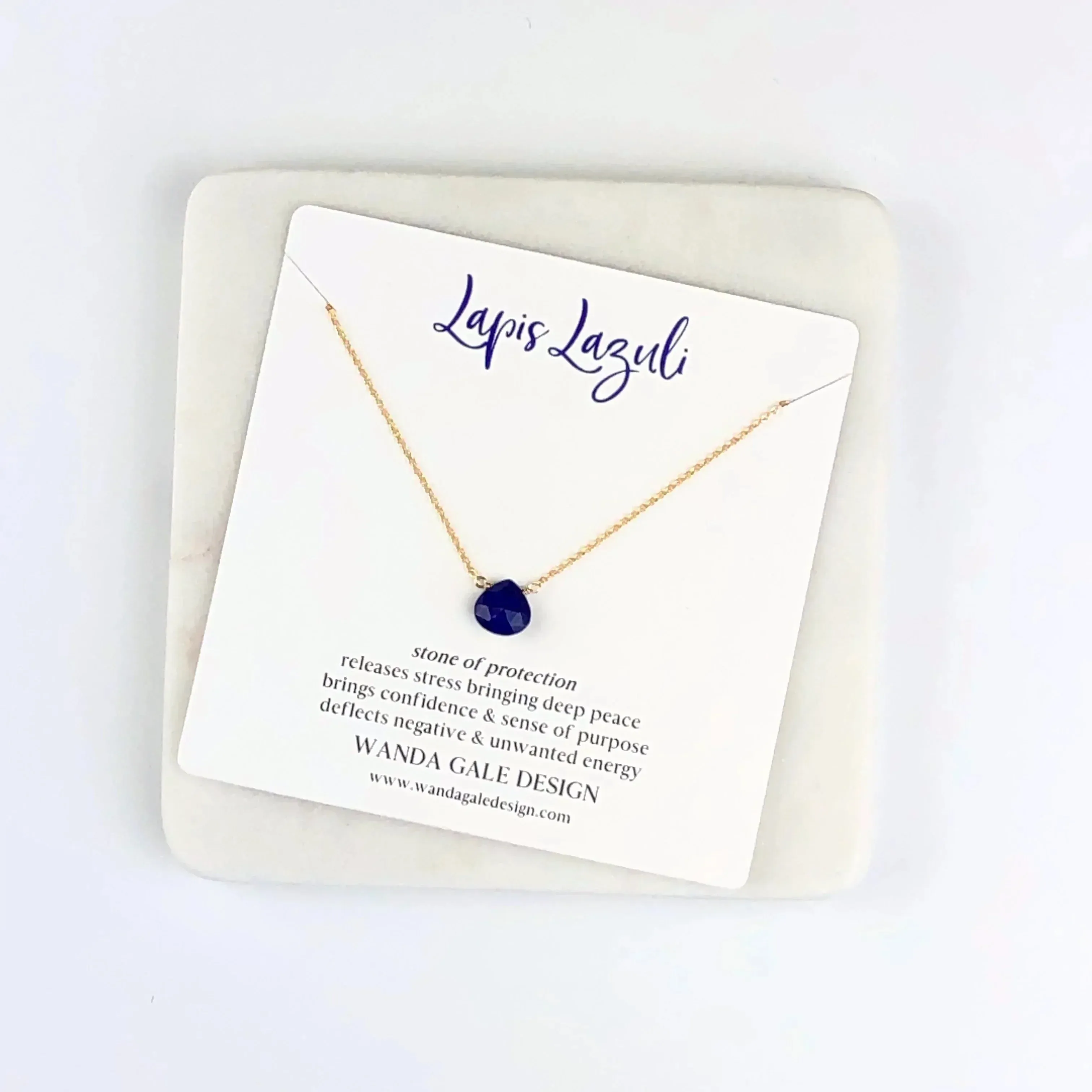 Energy stone necklace - Garnet