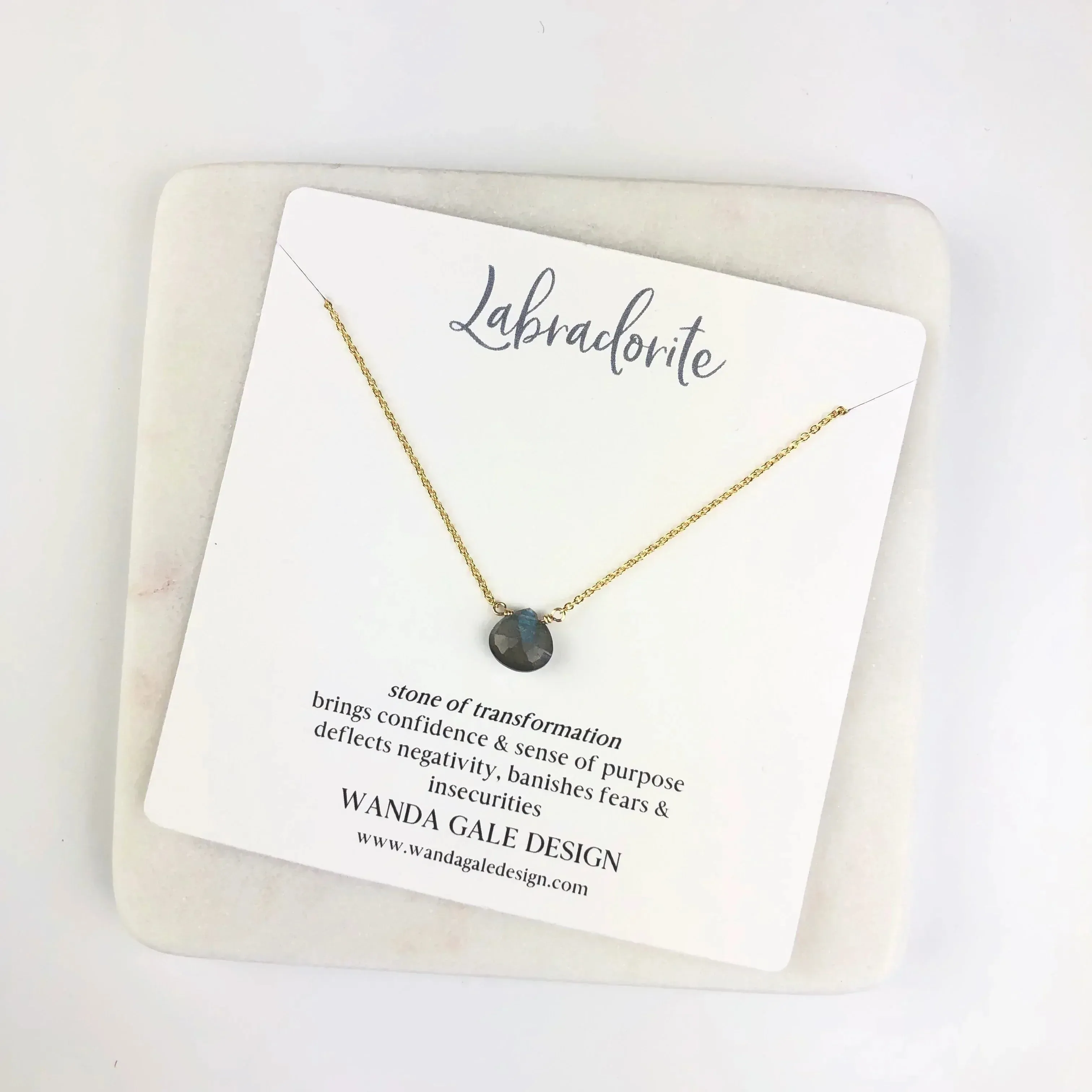 Energy stone necklace - Garnet