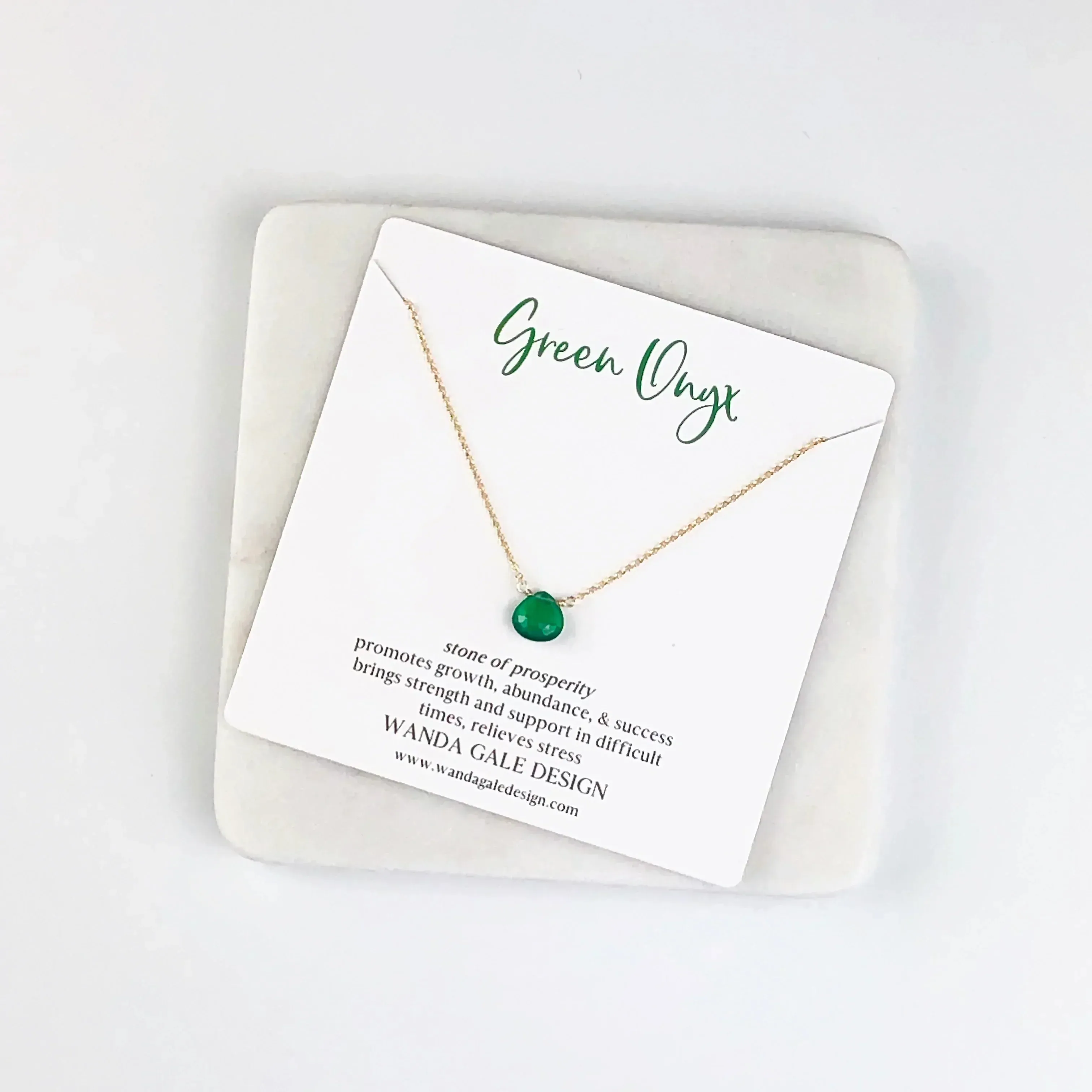 Energy stone necklace - Garnet