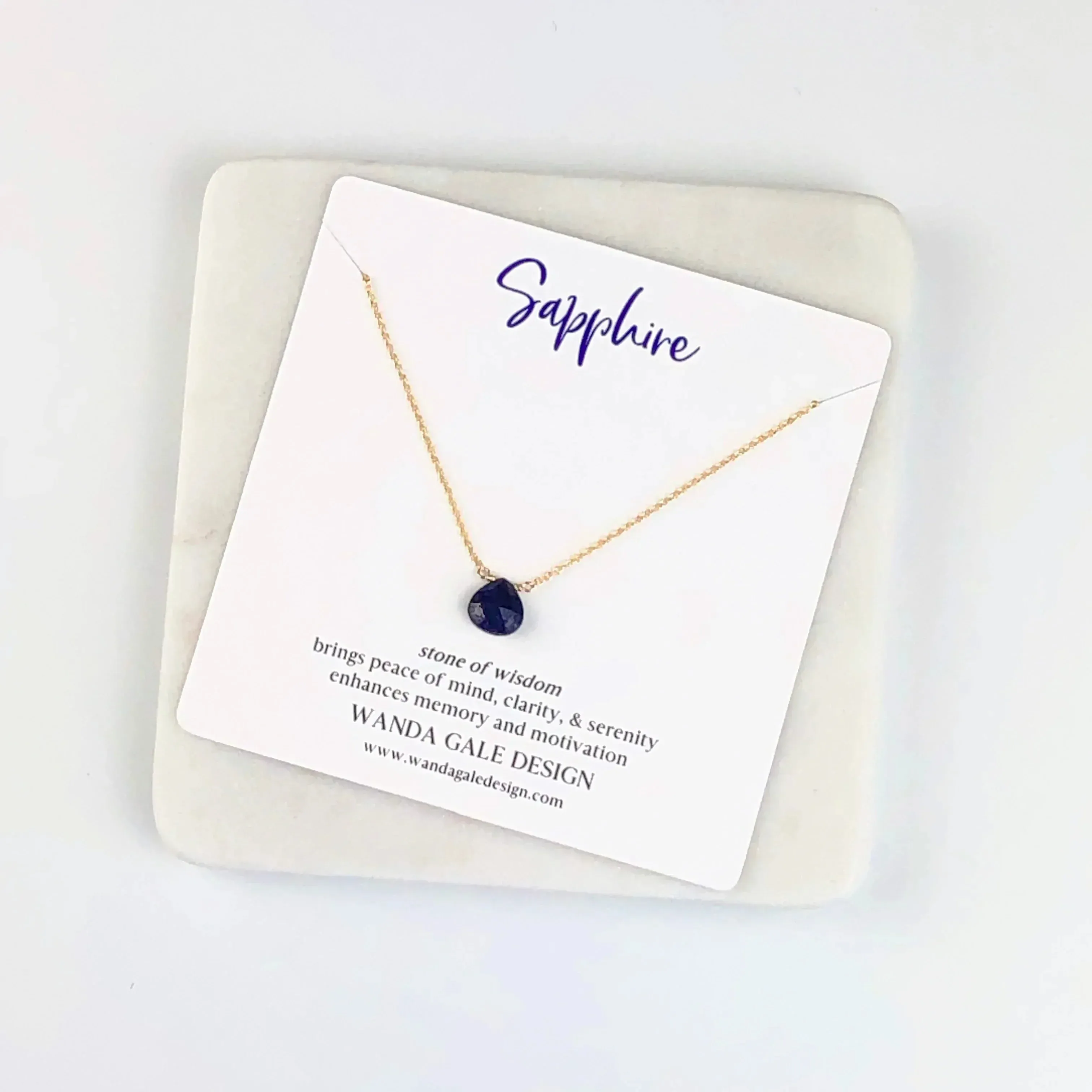 Energy stone necklace - Garnet