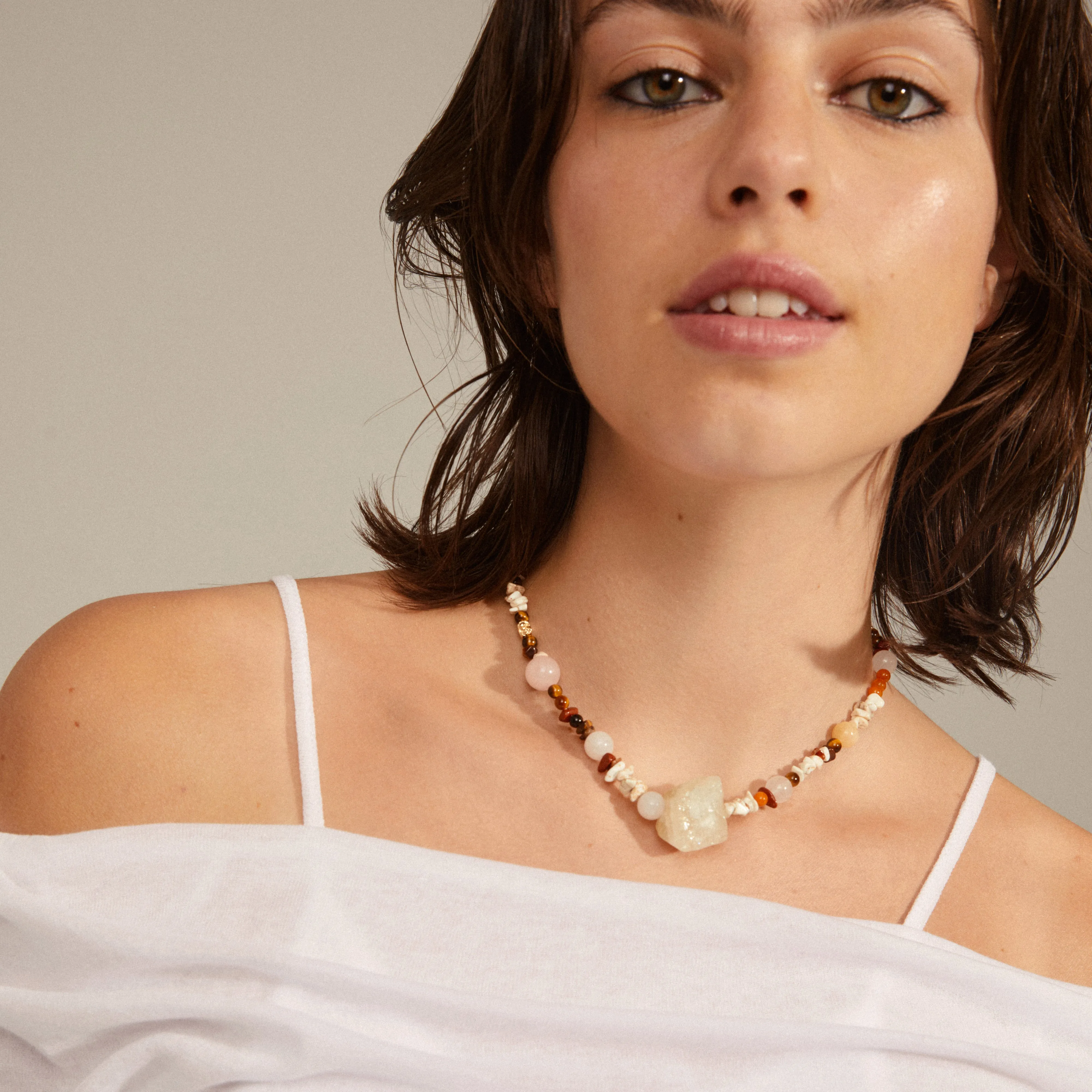 FLOW necklace gold-plated