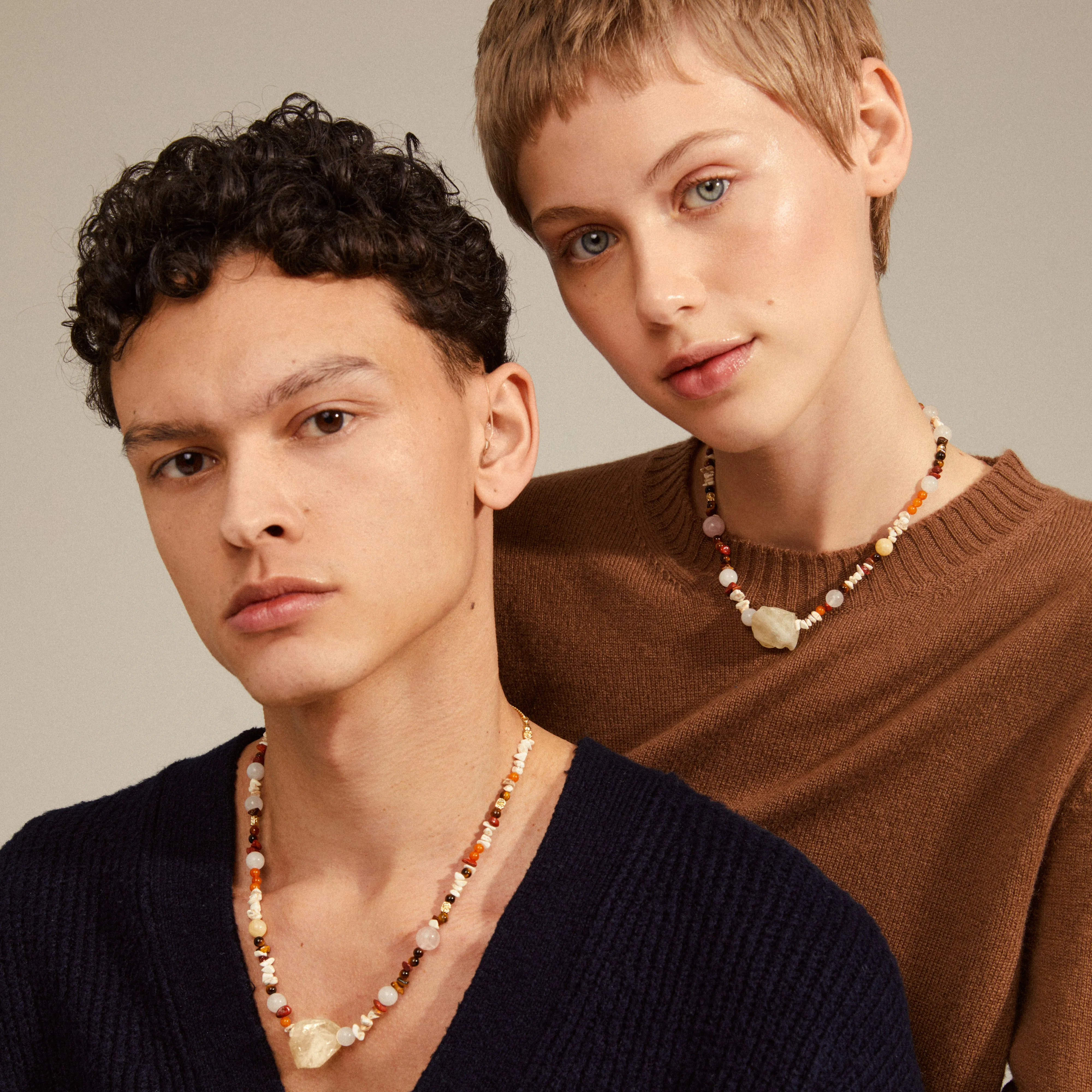 FLOW necklace gold-plated