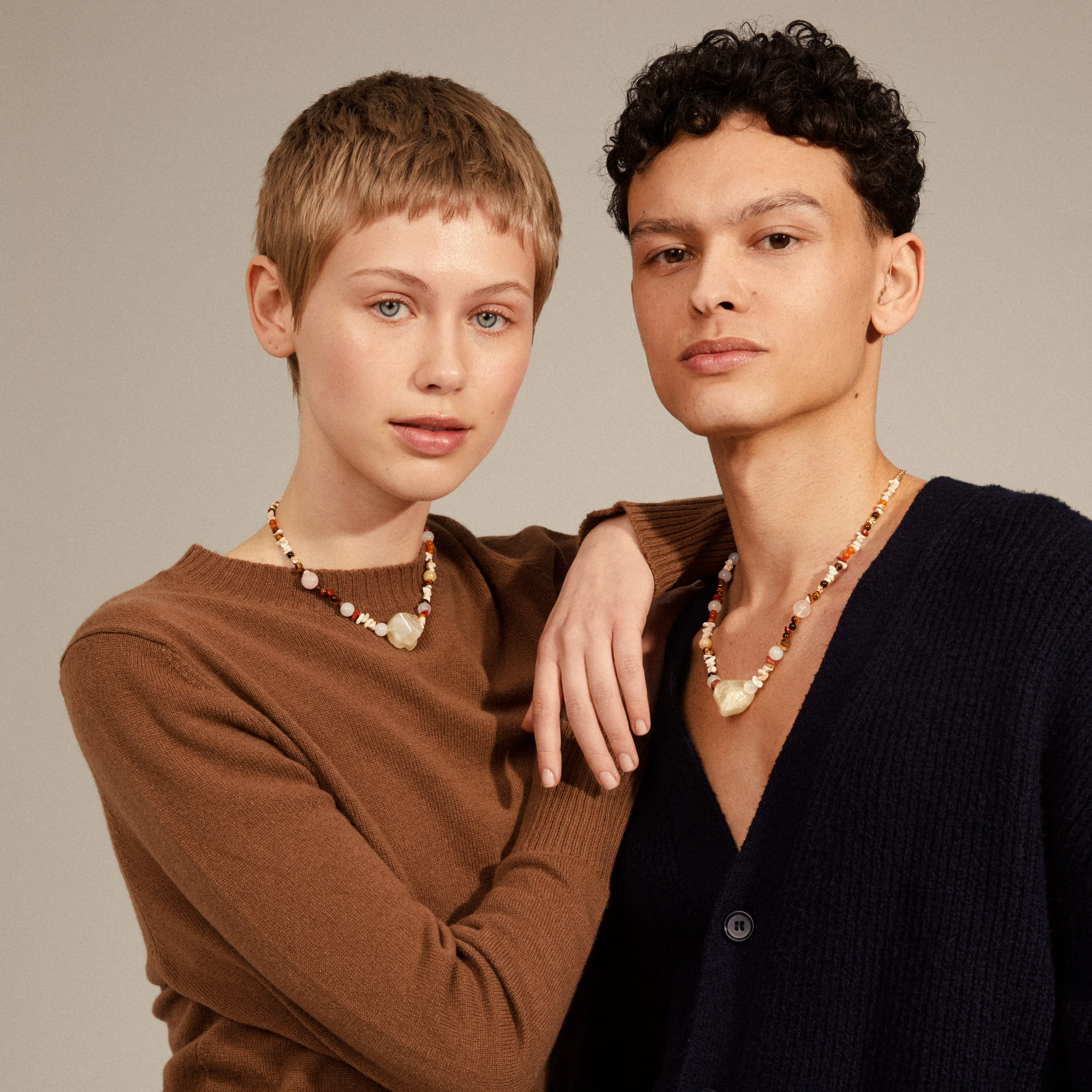 FLOW necklace gold-plated