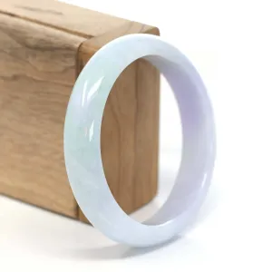 Genuine Burmese Lavender Jadeite Jade Bracelet Bangle ( 57.82 mm )#208